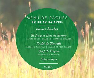 Imprimerie Easter menu 163630354_131181785676893_2967905778441172773_n